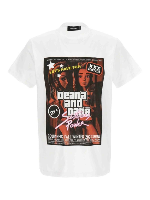 DSQUARED2: t-shirts - Printed t-shirt