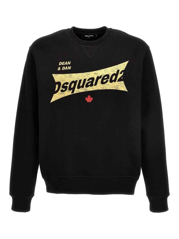 DSQUARED2: Sweatshirts & Pulls - Sweat-Shirts - Noir