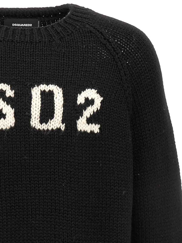 The Best Shops DSQUARED2: crew necks - Logo sweater