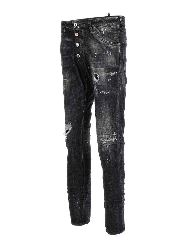 The Best Shops DSQUARED2: bootcut jeans - Jeans pac-man cool guy