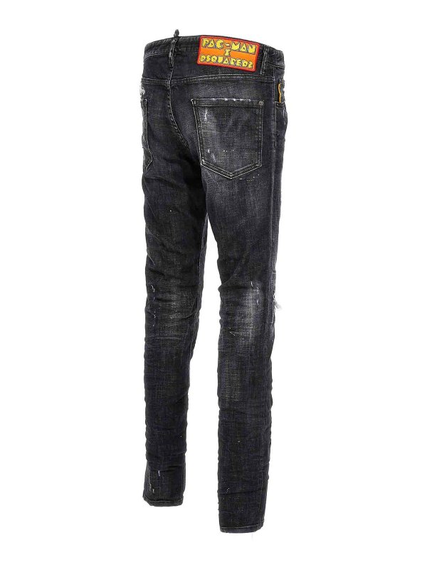 Jeans pac-man cool guy shop online: DSQUARED2