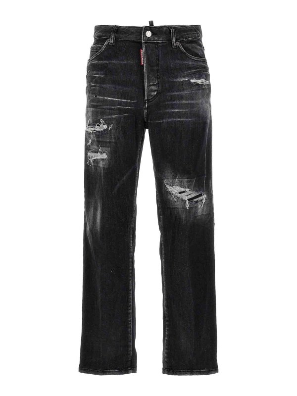 DSQUARED2: bootcut jeans - boston jeans