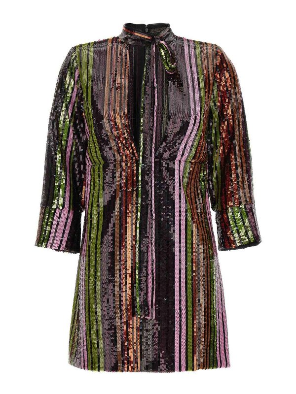 DSQUARED2: knee length dresses - disco queen dress