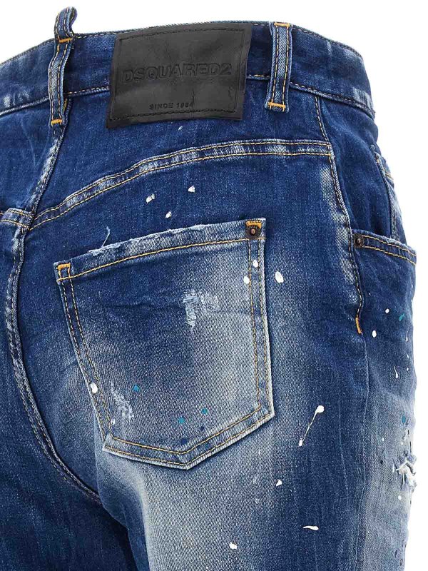 ブーツカットジーンズ - ブルー shop online: DSQUARED2