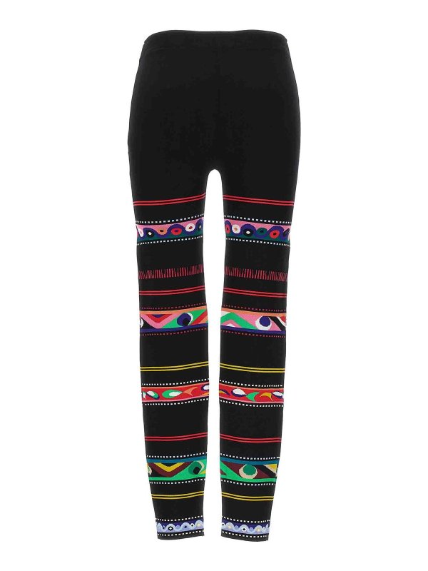 EMILIO PUCCI: leggings online - Jacquard patterned leggings
