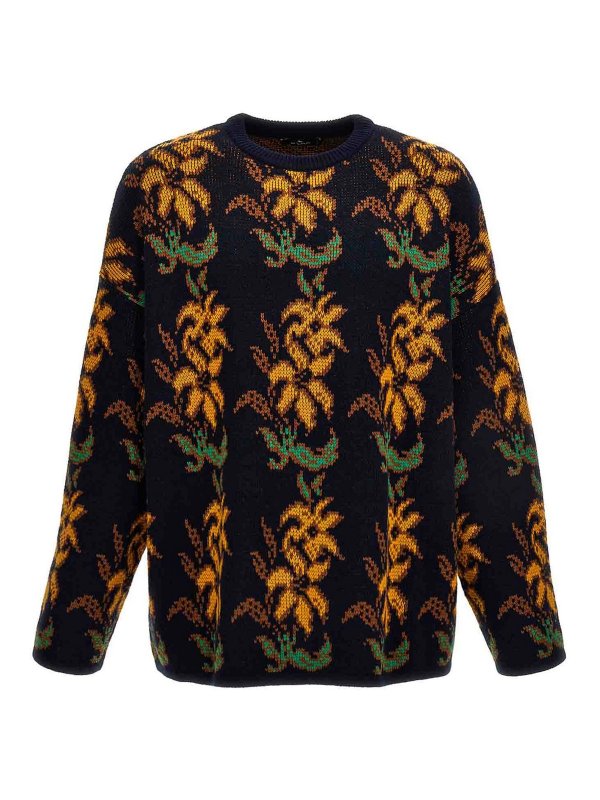 ETRO: crew necks - Jacquard sweater