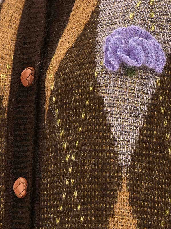 Flower argyle vest shop online: ETRO