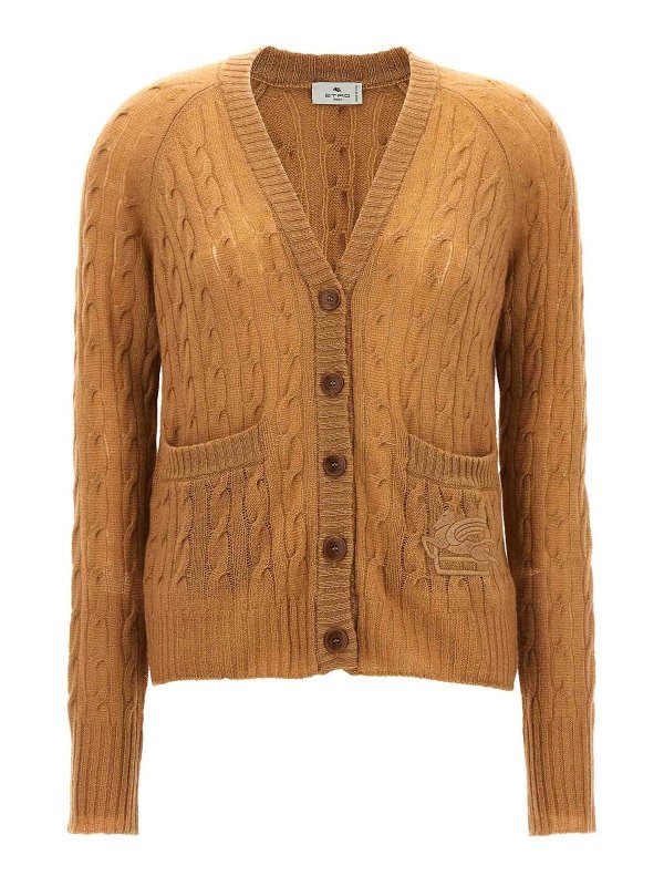 ETRO: cardigans - Braided cardigan