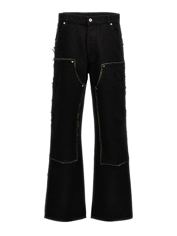 Heron Preston: Bootcut - Bootcut Jeans - Schwarz