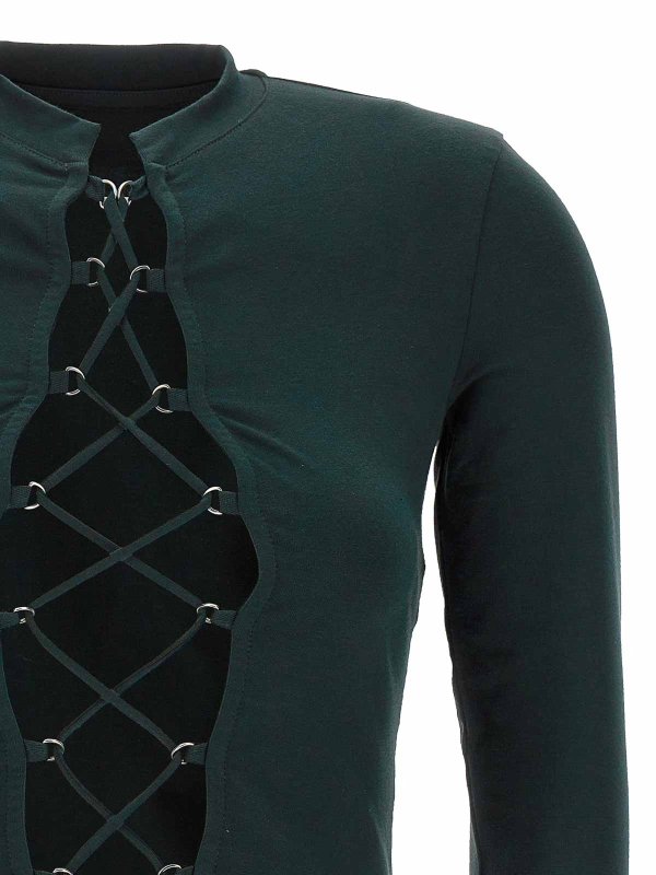 The Best Shops Heron Preston: Tops & Tank tops - lace-up top