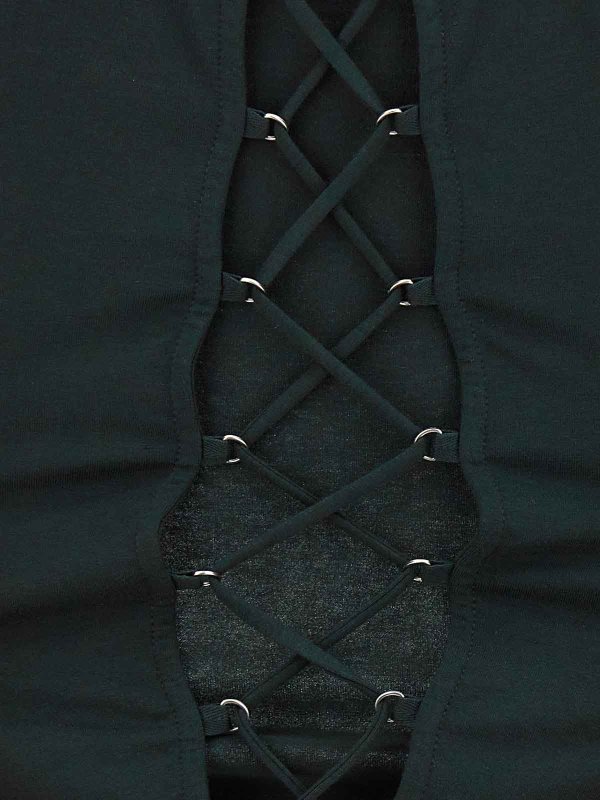 lace-up top shop online: Heron Preston