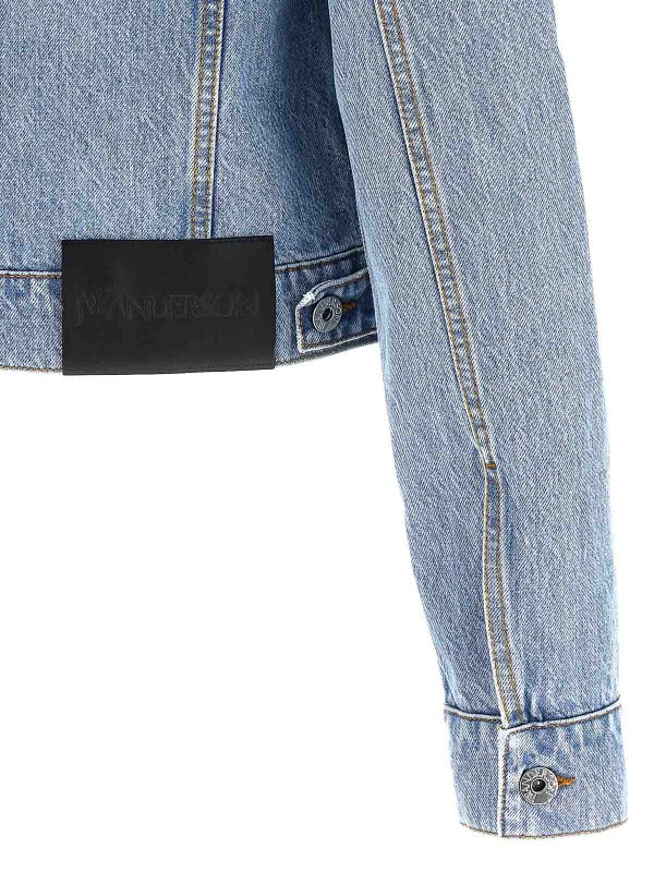 padlock strap trucker jacket shop online: J.W. ANDERSON