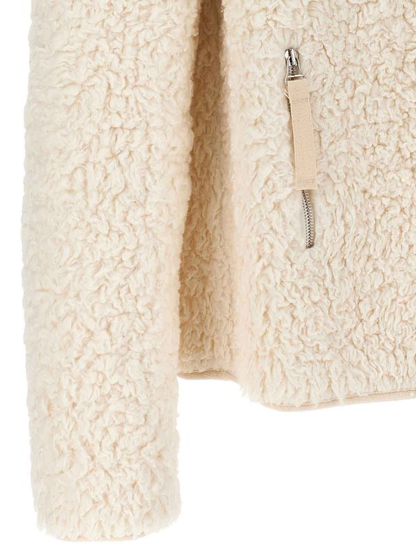 Faux fur jacket shop online: JIL SANDER