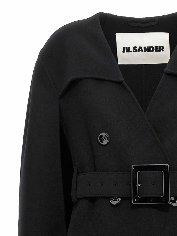 The Best Shops JIL SANDER: short coats - Double-breasted coat