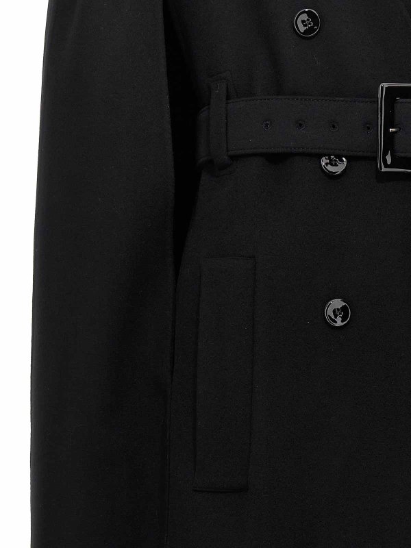 Double-breasted coat shop online: JIL SANDER