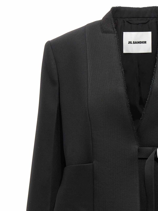 The Best Shops JIL SANDER: カジュアルジャケット - カジュアルジャケット - 黒