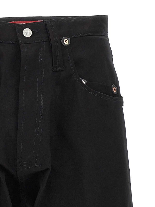 The Best Shops JUNYA WATANABE: Bootcut - Bootcut Jeans - Schwarz