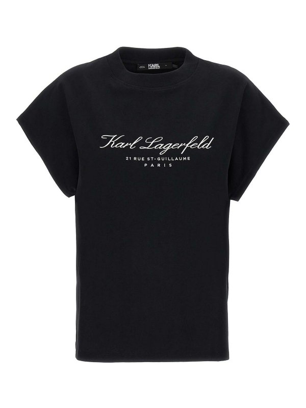 KARL LAGERFELD: T-shirts - T-Shirt - Noir