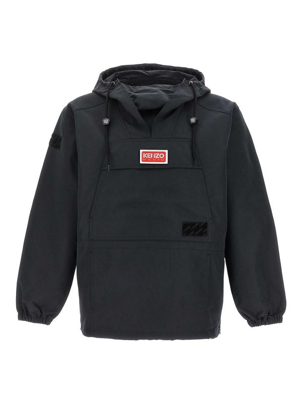 KENZO: parka - Giacca a vento con logo