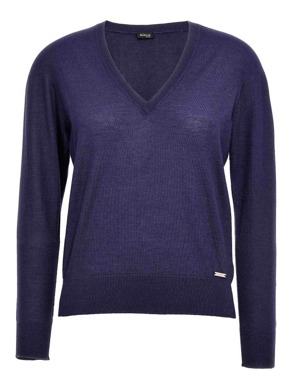 KITON: cardigans - V-neck sweater