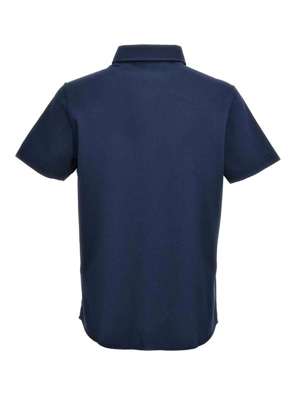 Loro Piana: polo shirts online - Piquet cotton polo shirt