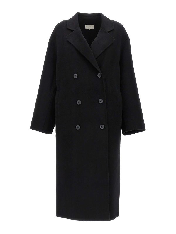 LOULOU STUDIO: ショートコート - ショートコート - 黒