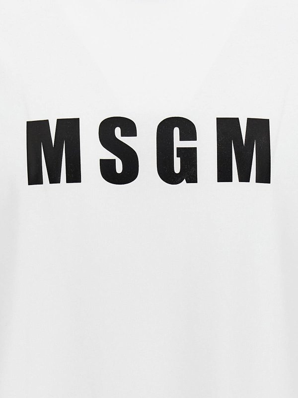Logo print t-shirt shop online: m.s.g.m.
