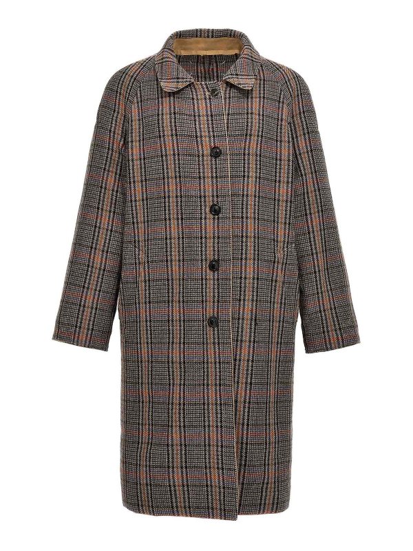Maison Margiela: short coats online - pendleton reversible trench coat