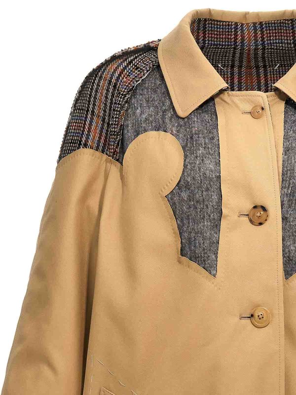 pendleton reversible trench coat shop online: Maison Margiela