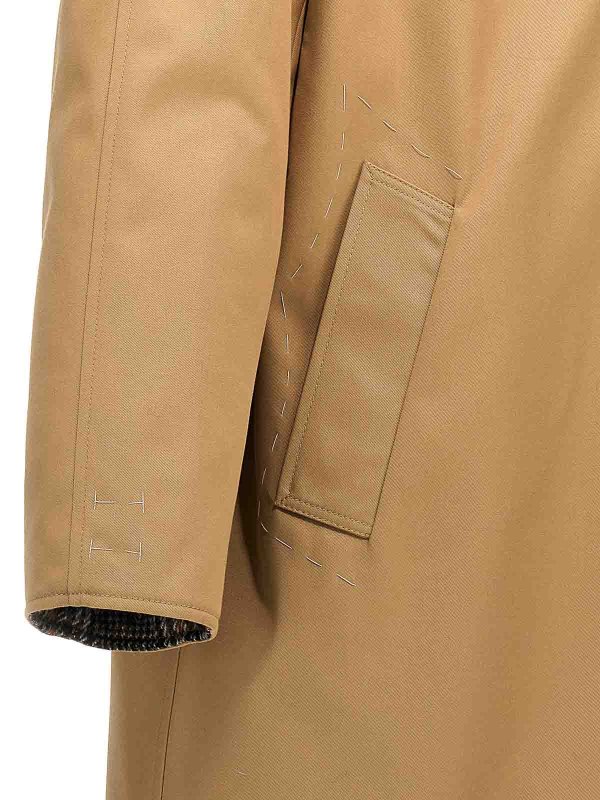 Maison Margiela buy online pendleton reversible trench coat