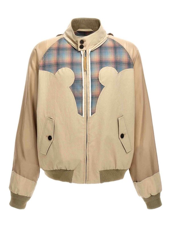 Maison Margiela: bombers - Bomber pendleton yoke