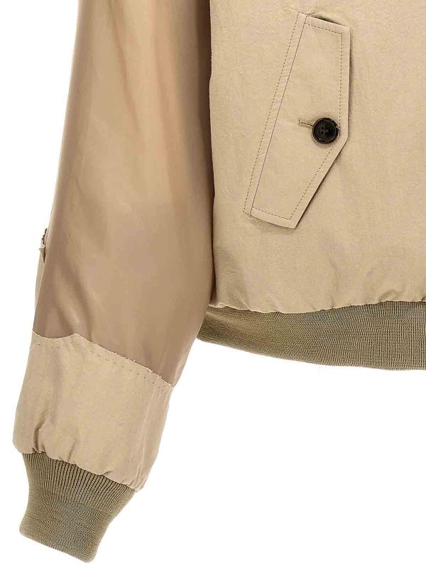 Bomber pendleton yoke shop online: Maison Margiela