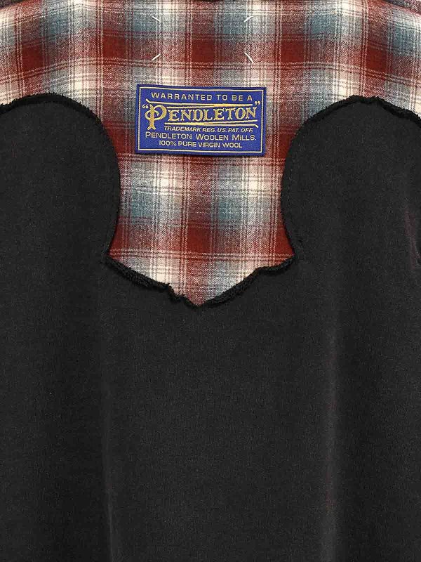 pendleton hoodie shop online: Maison Margiela