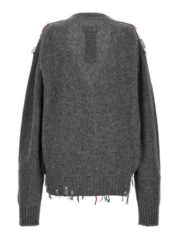 Maison Margiela: cardigans online - Argyle patterned cardigan