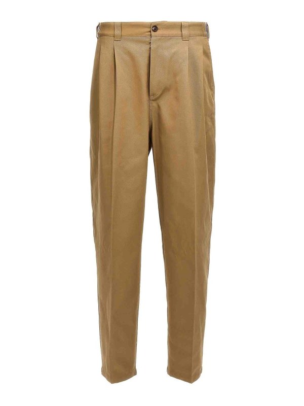 Maison Margiela pendleton yoke pants - Beige