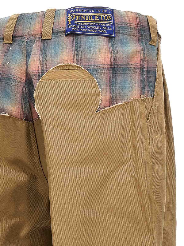 ショートパンツ - ベージュ shop online: Maison Margiela