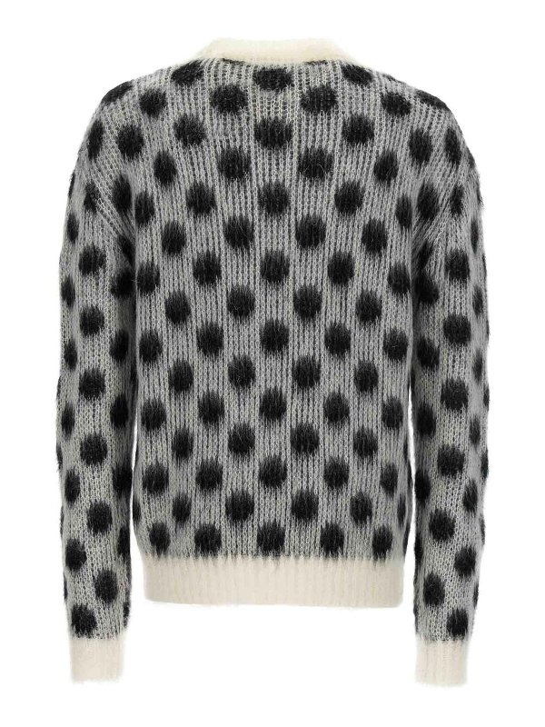 Marni: crew necks online - Polka dot sweater