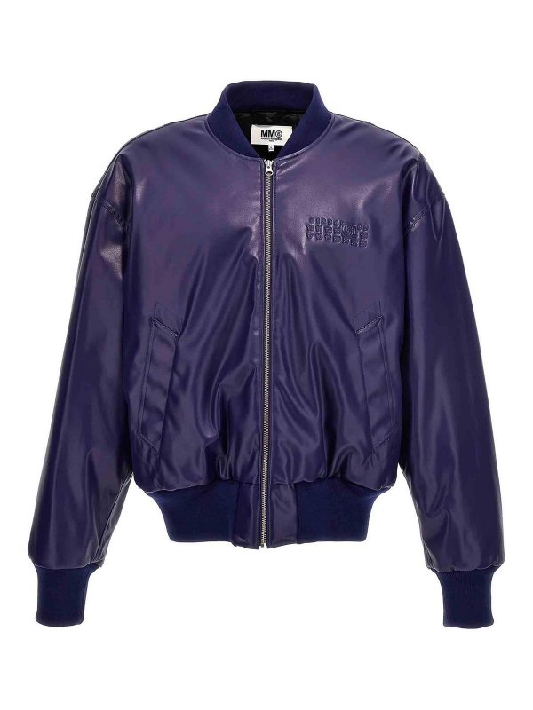 MM6 MAISON MARGIELA: bombers - Logo bomber jacket