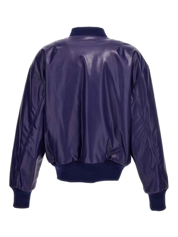 MM6 MAISON MARGIELA: bombers online - Logo bomber jacket