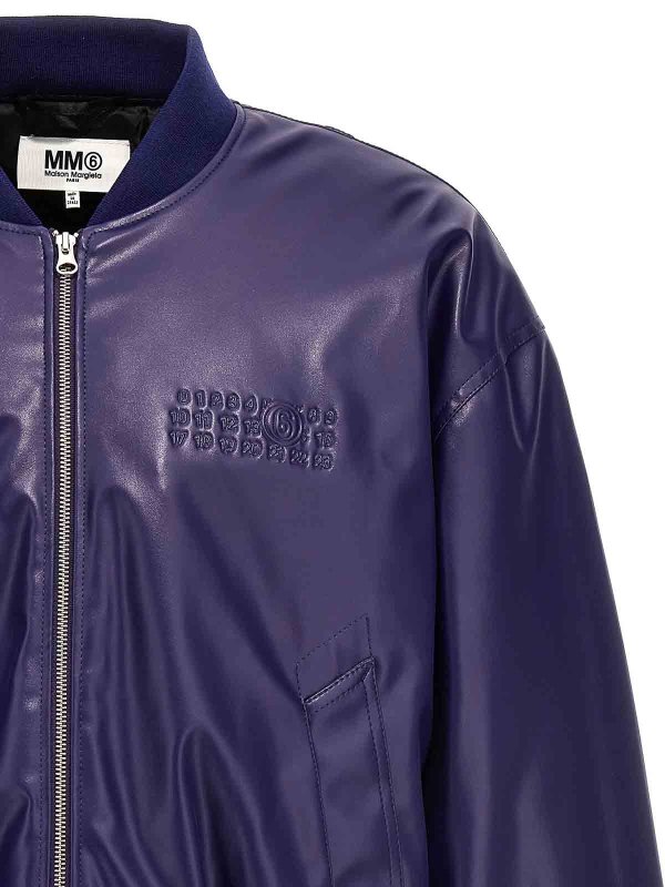 The Best Shops MM6 MAISON MARGIELA: bombers - Logo bomber jacket