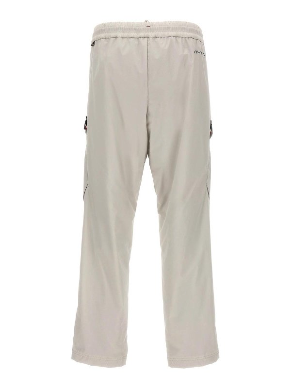 MONCLER: Trousers Shorts online - Logo print pants