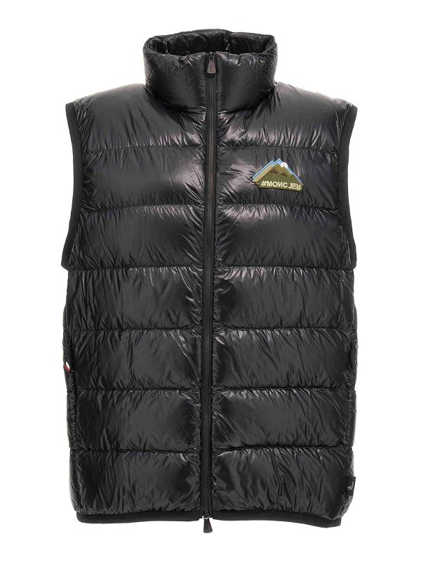 MONCLER: vests - Logo vest