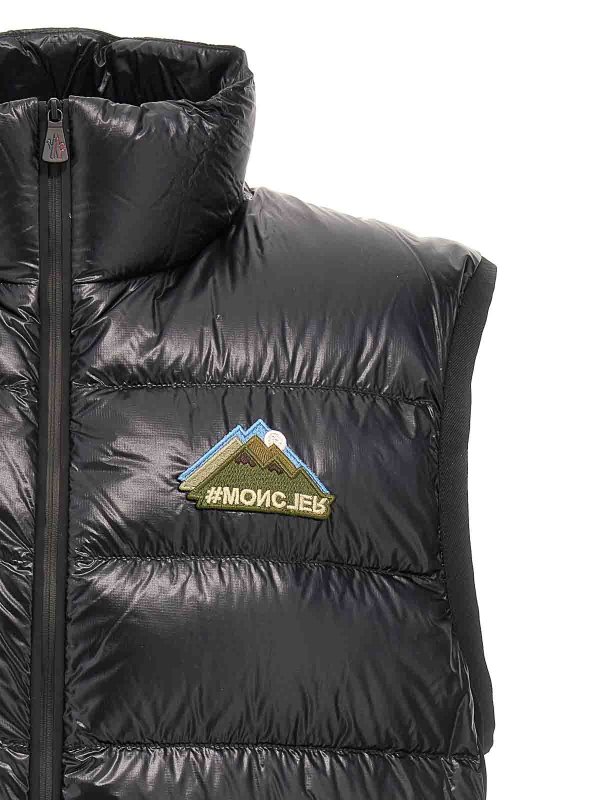 The Best Shops MONCLER: vests - Logo vest