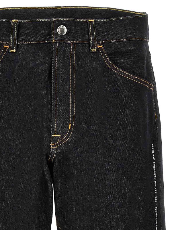 The Best Shops MONCLER: Bootcut - Bootcut Jeans - Schwarz