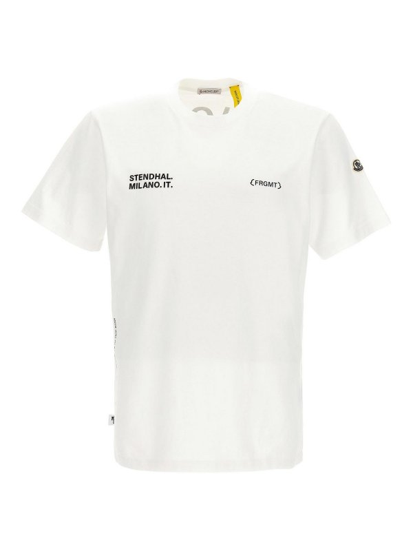 Moncler T-shirt moncler genius x fragment - White|8C00002M3265001