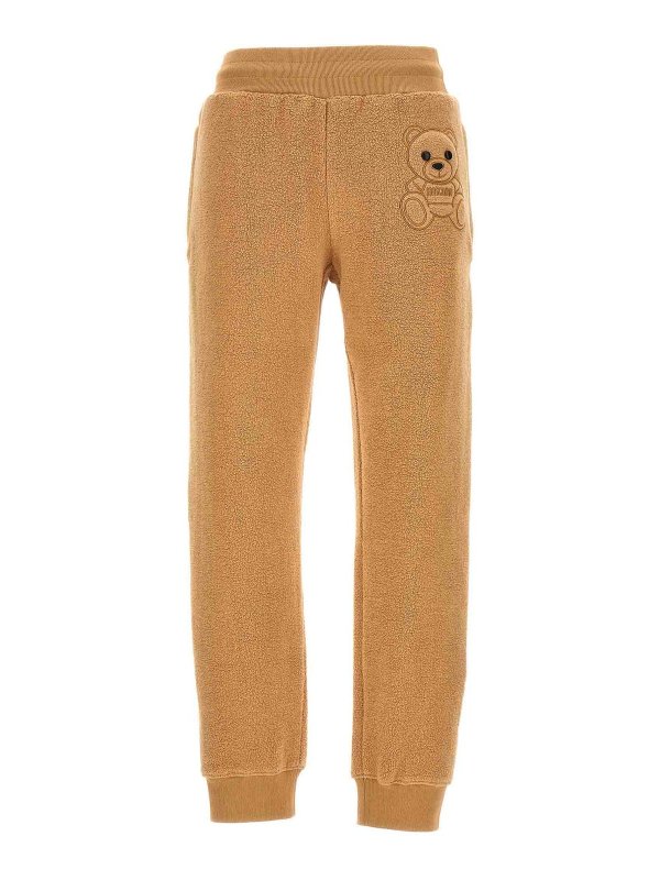 MOSCHINO: tracksuit bottoms - orsetto joggers