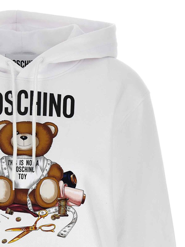 The Best Shops MOSCHINO: スウェット＆セーター - スウェットシャツ/セーター - 白