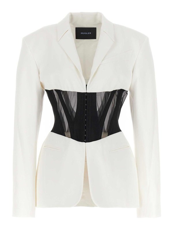 MUGLER: casual jackets - Corset jacket