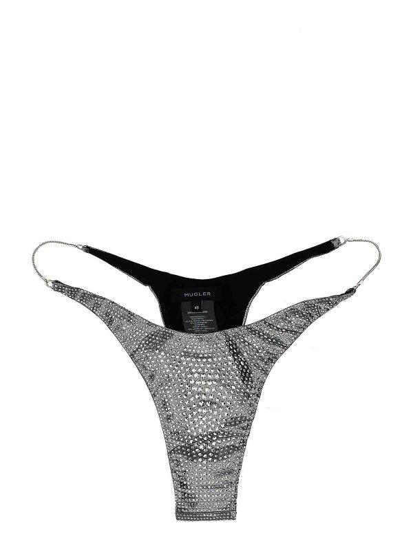 MUGLER: bikinis - Rhinestone bikini briefs