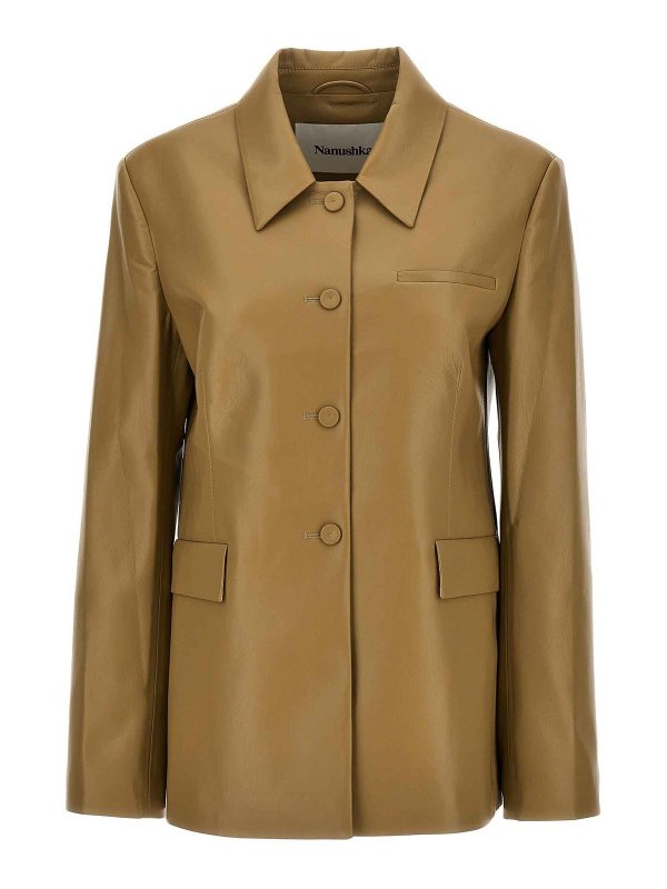 NANUSHKA: short coats - hadasa blazer